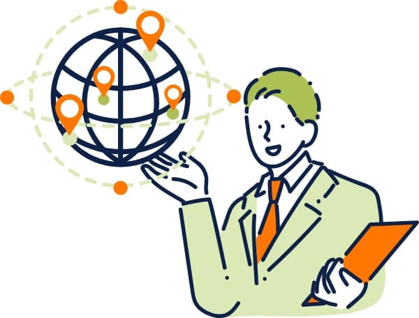 グローバルなイラスト